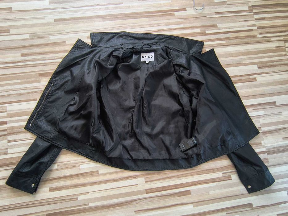 Ramoneska damska, czarna, krótka, elegancka, S