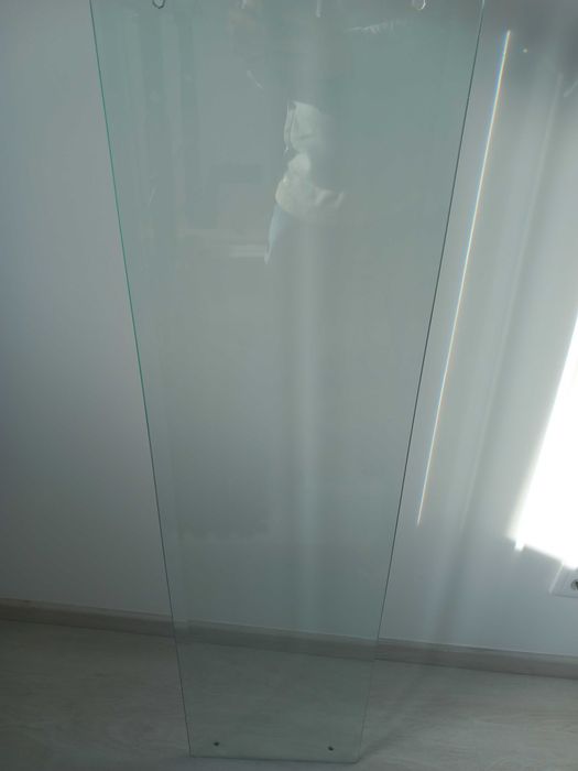 Tampo-prateleira de vidro