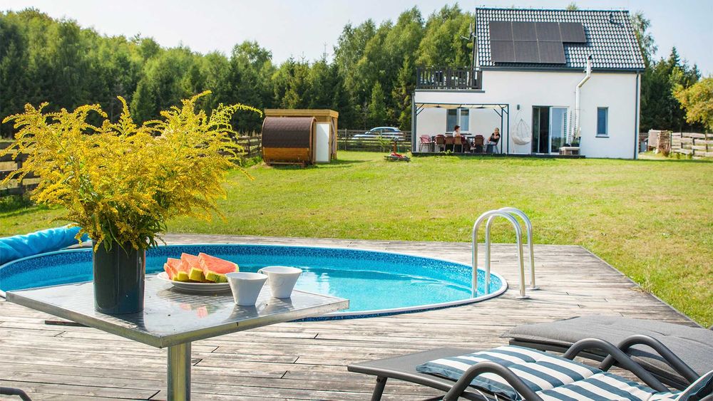 Dom na Kaszubach 13 osób * Ferie * Balia, Sauna, kominek