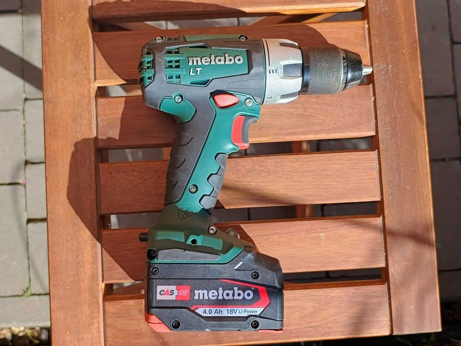 Wkrętarka akumulatorowa Metabo 18 V + bateria 4,0 Ah + ładowarka. Super stan