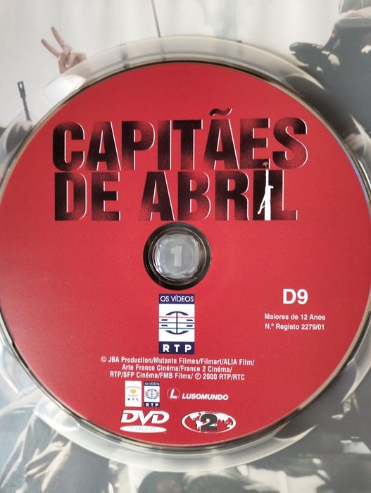 DVD Capitães de Abril