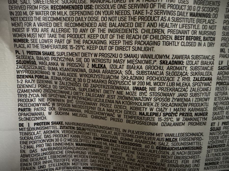 PROTEIN SHAKE izolat białka OstroVit