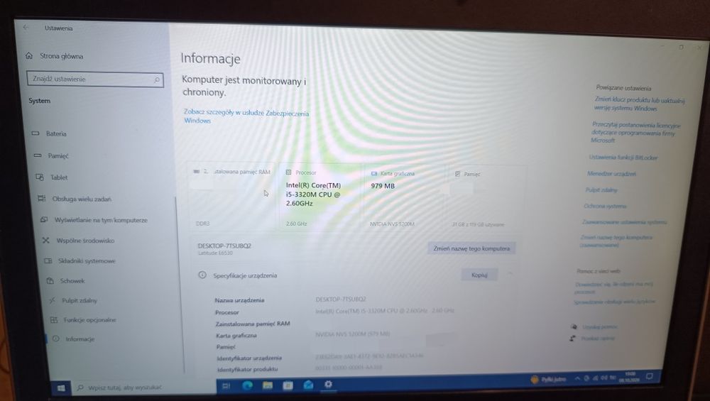 Dell latitude E6530