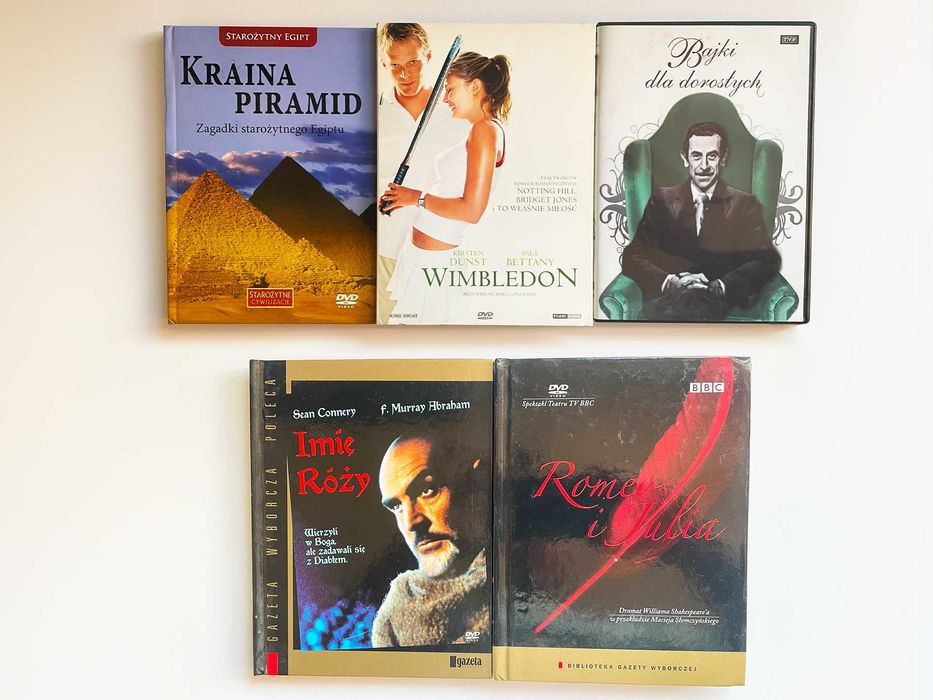 Zestaw 5 filmów na DVD okazja