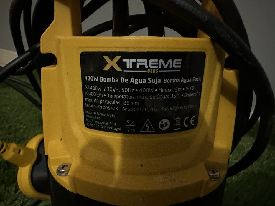 Bomba de Água Suja e limpa XTREME PLUS – 400W | Excelente Estado