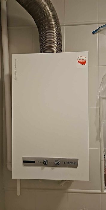 Gazowy przepływowy ogrzewacz wody Termet, GWARANCJA!