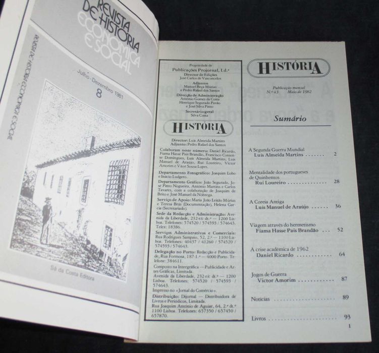Revista História N.º 43 Maio de 1982 A Segunda Guerra Mundial