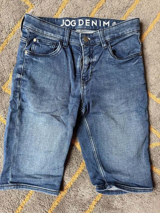 Krótkie spodenki chłopięce jeans 152/158