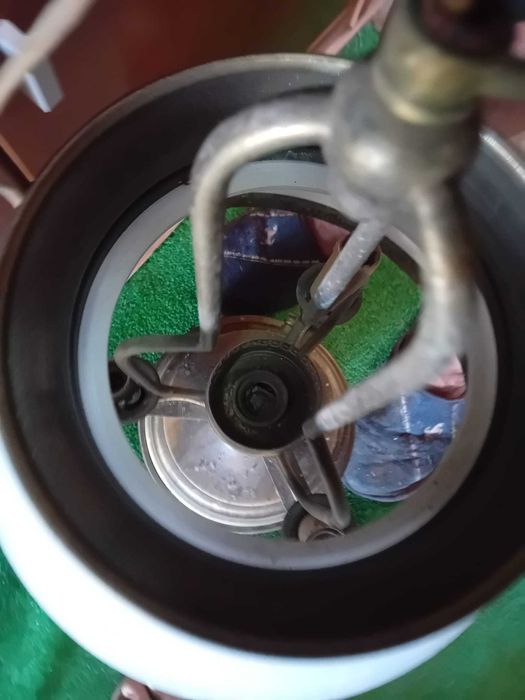 Candeeiro em latão de 4 lâmpadas
