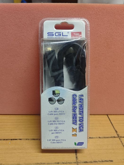 HDMI para VGA - cabo novo