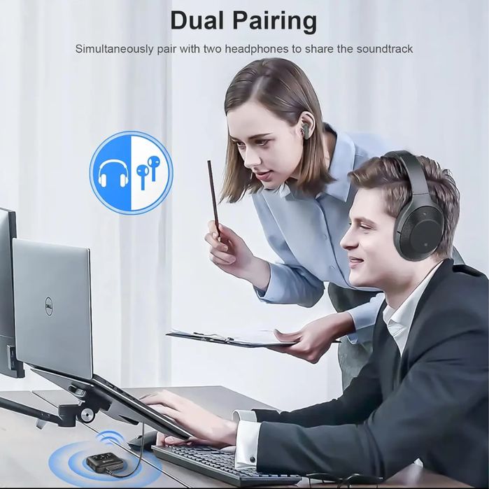 SONRU Bluetooth 5.2 Передавач-приймач 2 в 1,