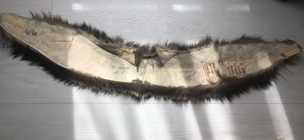 Воротник чернобурки мех