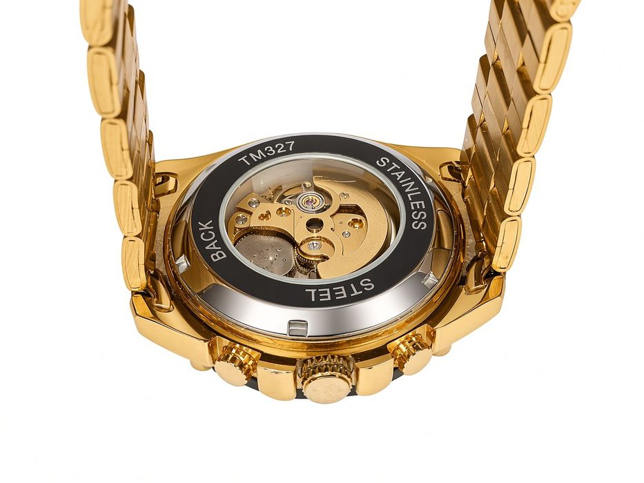 Часы T-Winner 8186 Gold-White Steel