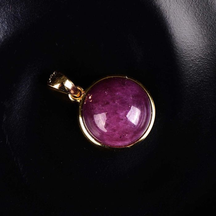 Certificado ALGT - Colar de Rubi Natural