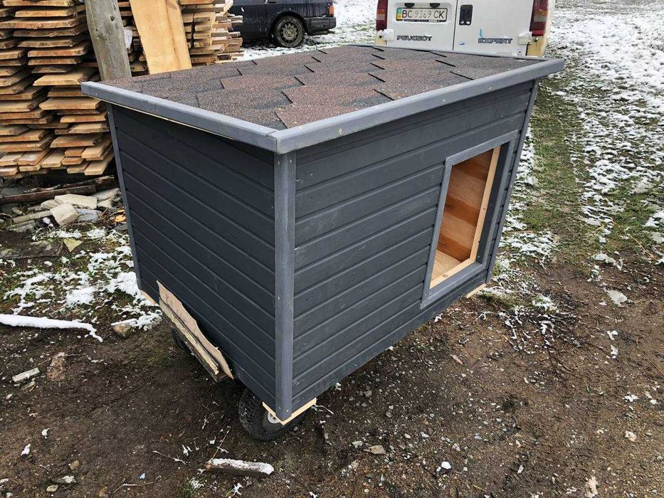 Будка для собаки | Утеплені 95, 107см | Вівчарки, Лабрадора, Алабая