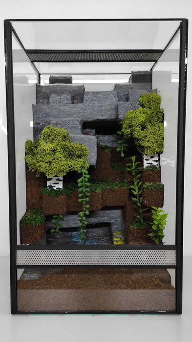 Terrarium wzorowane grą, dla gekonów płaczących, TW31MC, AquaWaves