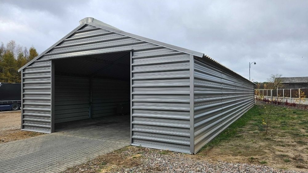 Konstrukcja stalowa 437 m2 wiata hala magazyn 8.10x54 m
