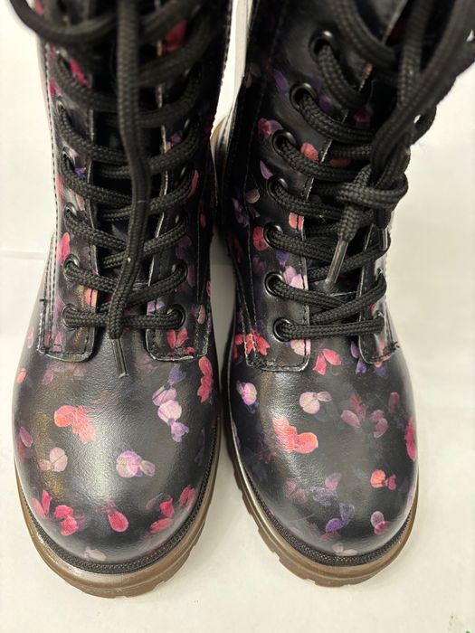 Botki sztyblety PRIMIGI czarne kwiatowy print 32, skórzana wkładka