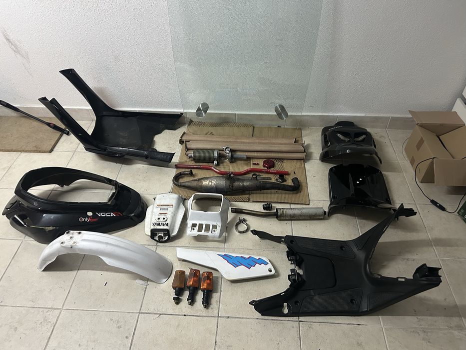 Peças para dt lc, aerox e bws.