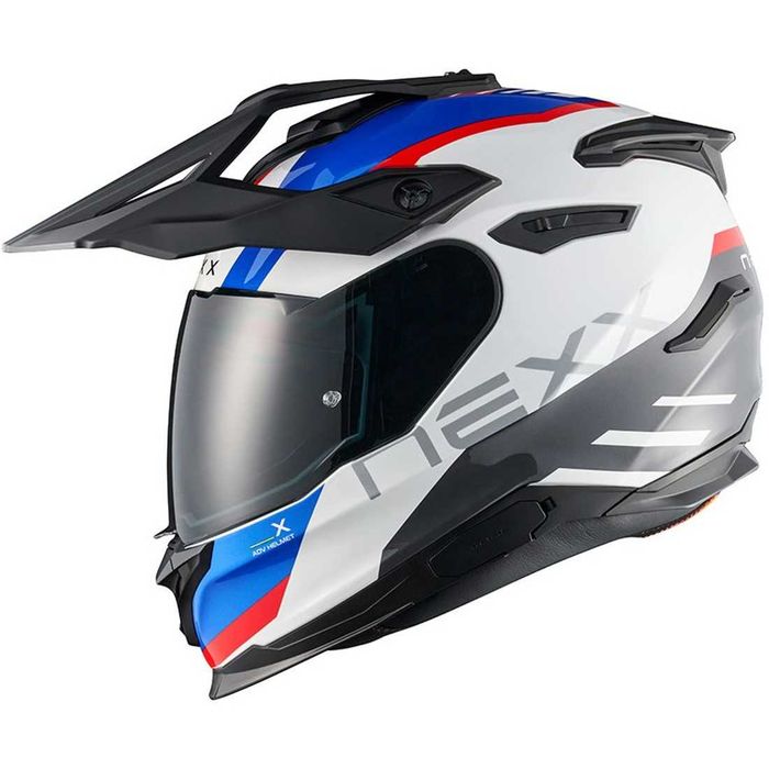 Capacete NEXX Y. Travl Quest White / Blue / Bright Red | Tamanho L