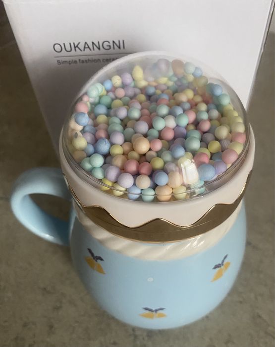 Чашка керамічна новорічна нова