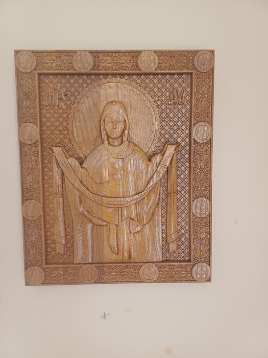 Дерев'яна ікона Покрови