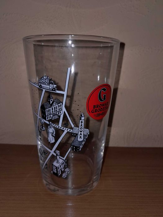 Szklanki polskie browary-Miłosław Grodzisk Kormoran Staropolski Komes