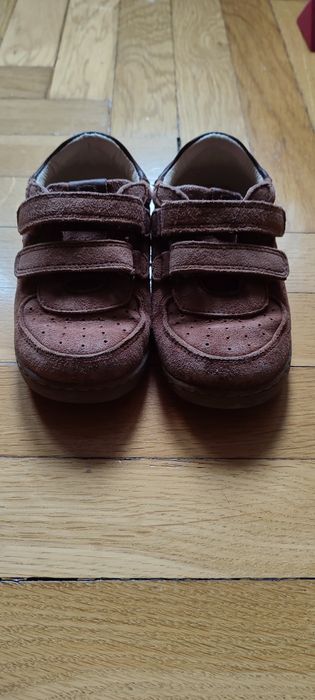 Buty sneakersy chłopięce Lasocki brązowe, r. 25 zamszowe