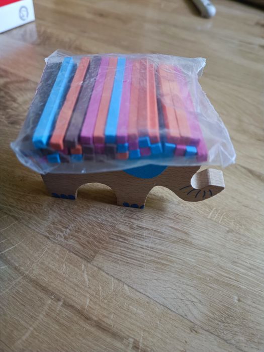 Drewniana gra balansująca „Słoń”