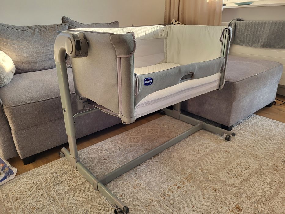 Dostawka (łóżeczko) Chicco Next To Me Magic + materac Rucken