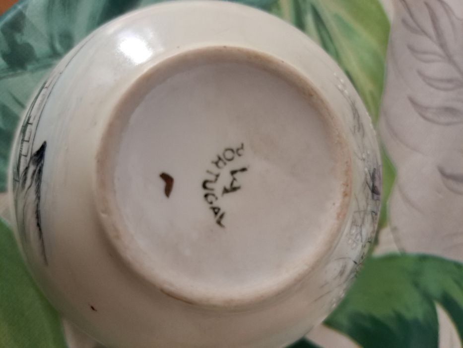 2 conjuntos de chá e café da vista alegre com imagens chinesas
