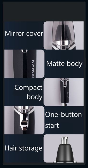 Тример для носа Kemei KM-6512