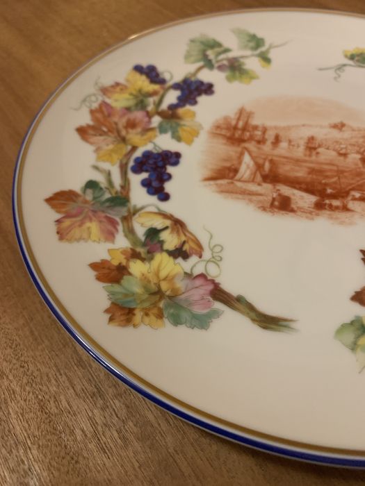 Prato decorativo Vista Alegre - Coleção Vinho do Porto