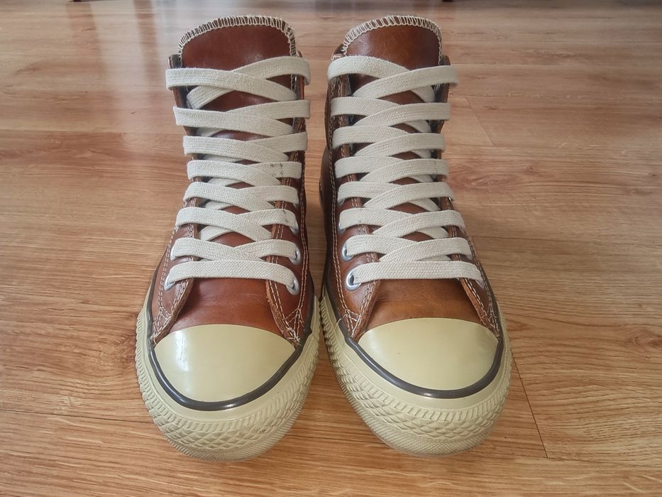 Skórzane buty Converse All Star Mid Pinecone Boots, rozmiar 40-40.5
