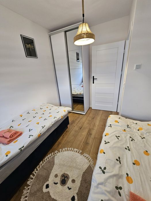 Domek na Mazurach z prywatna linia brzegowa.