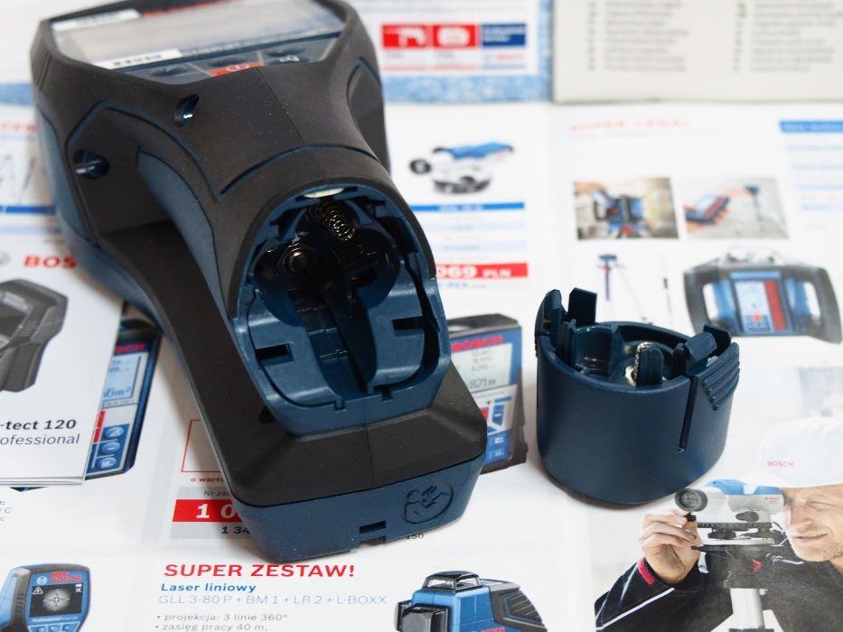 BOSCH D-TECT 120 detektor czujnik wykrywacz kabli szukacz drewno