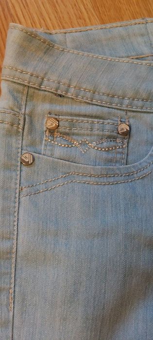 Spodnie rybaczki dżinsowe 36