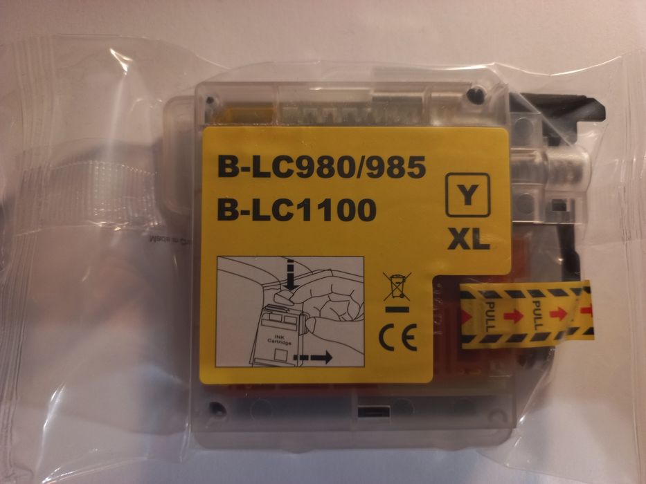 Tusz Brother Y – żółty B-LC980/985 B-LC1100