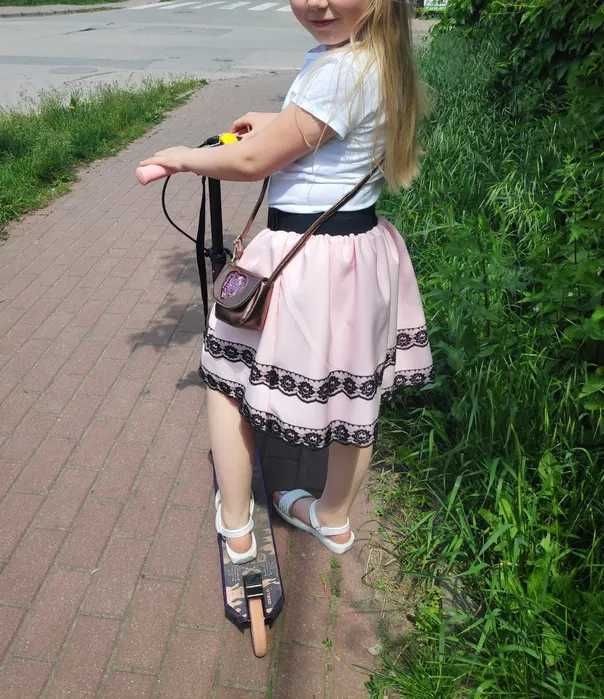 Różowa spódnica bombka, święta i okazje, NOWA r. 140