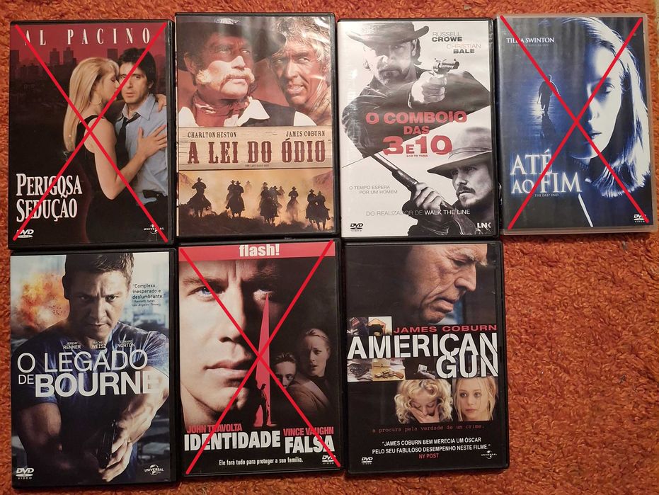 DVD's - Vários - como novos