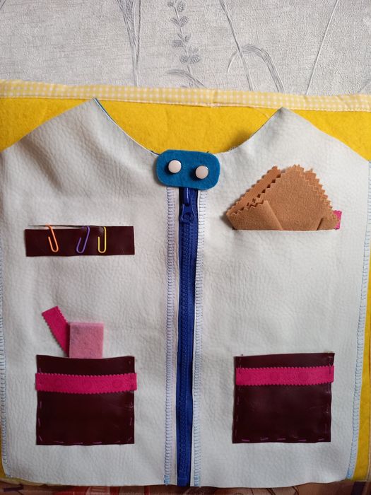 Тактильные планшеты из фетра.