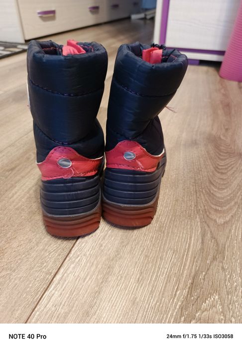 Śniegowce r 27 dla dziewczynki