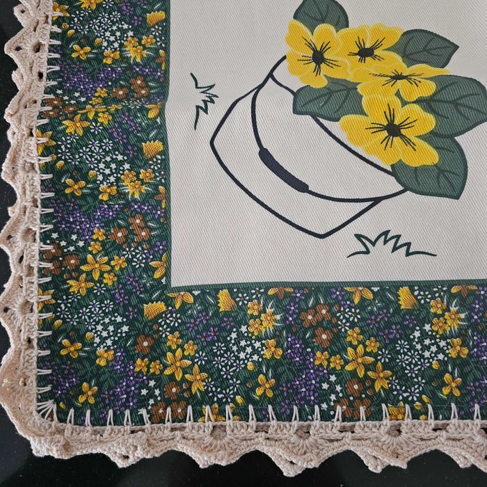 Dishcloth with Crochet64862567090050124