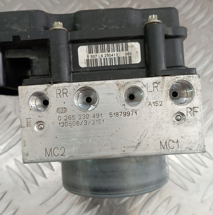 Modulo ABS Citroen Nemo / Peugeot Bipper / Fiat Fiorino 1.3 Jtd 2012 Ref. 0265801079 / 0265232491
