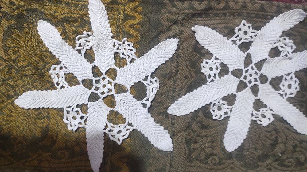 8 naprons de crochê