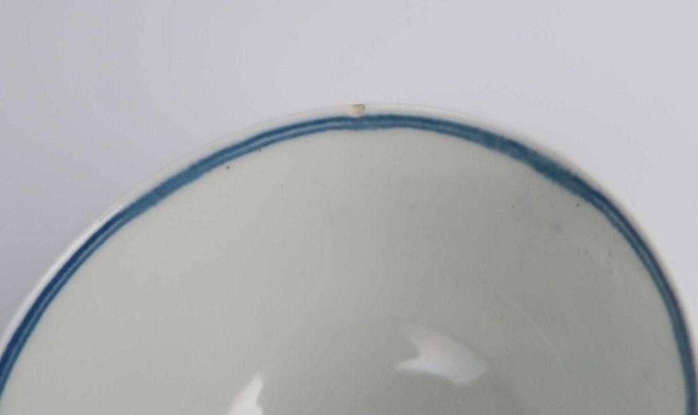 Par de taças em porcelana de Worcester Séc. XVIII