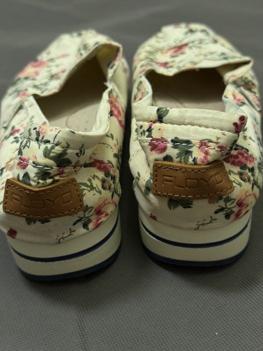 Espadryle w kwiatki damskie 37