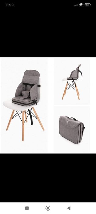 Cadeira de papa de bebe portatil