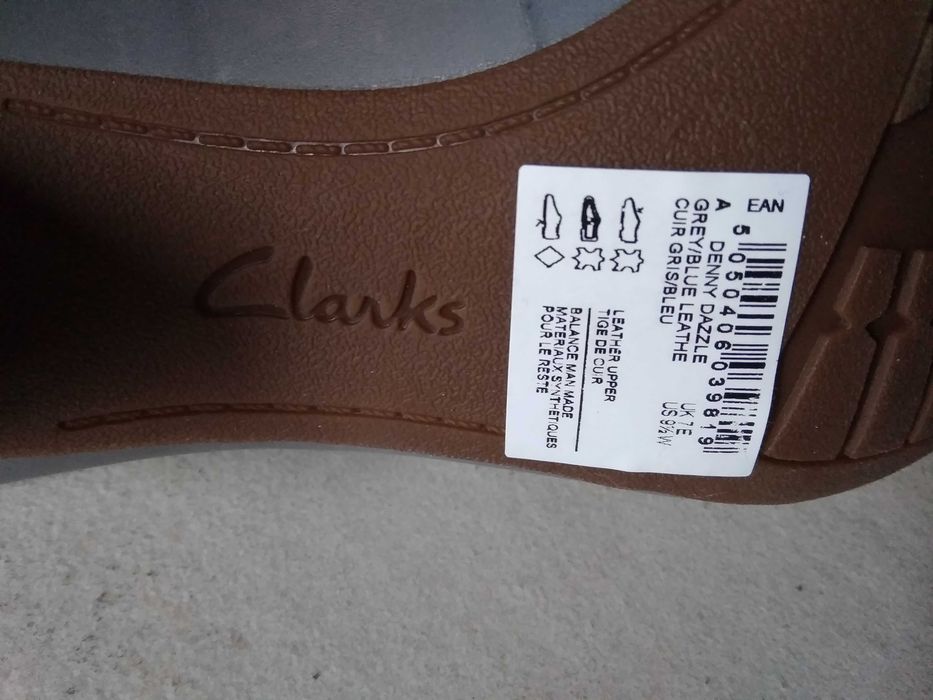 Clarks czółenka skóra roz.41