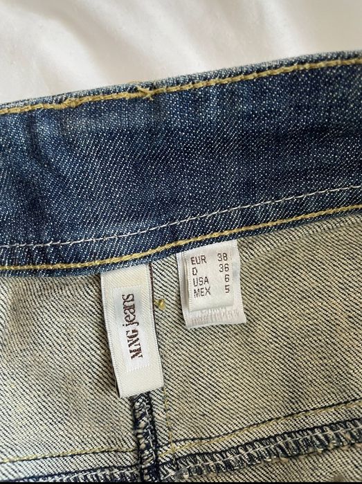 Mini saia de ganga da Mango